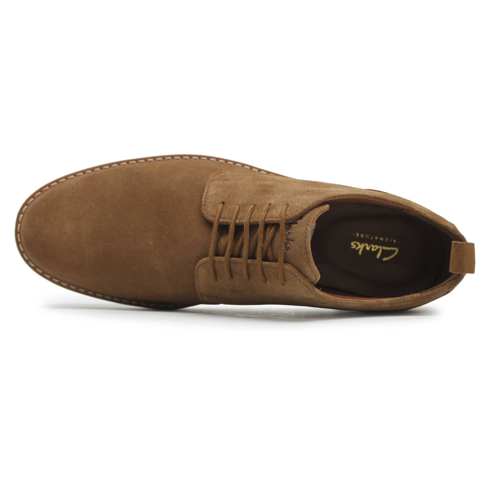 Chaussures Homme Clarks Aldwin Lace - Cuir Tan, Style Classique Et Confortable